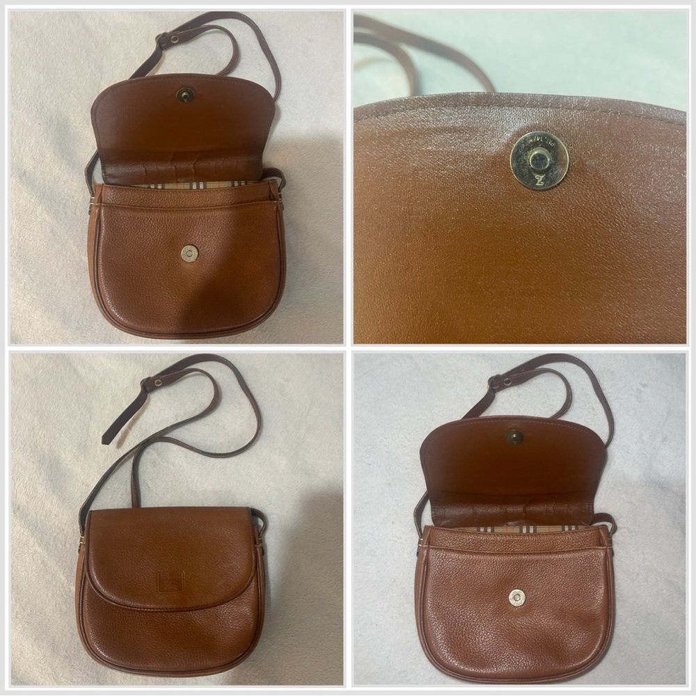 Brown Leather Burberrys Crossbody - Picture 10 of 16